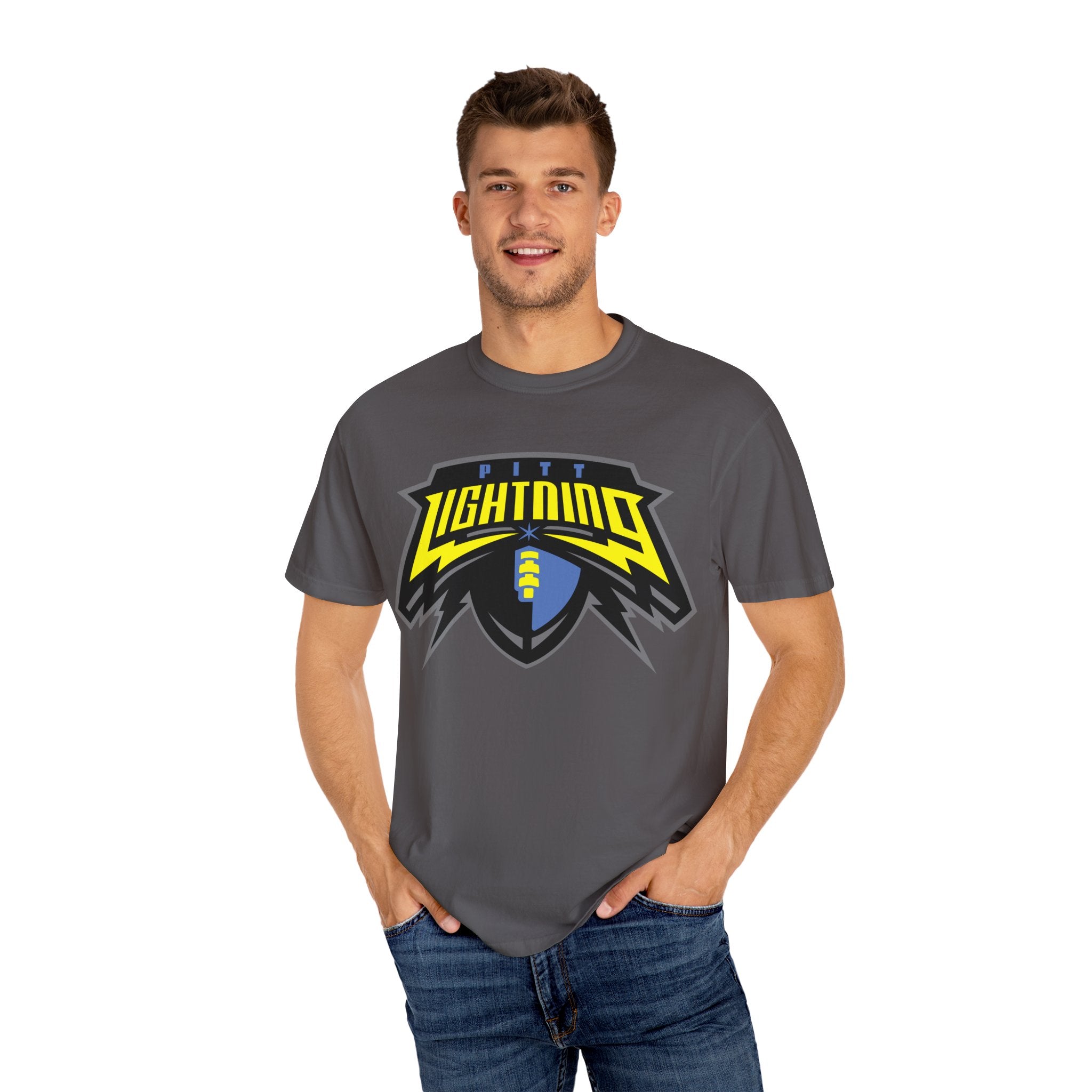 Pitt Lightning Graphic T-Shirt Unisex Style 2 B