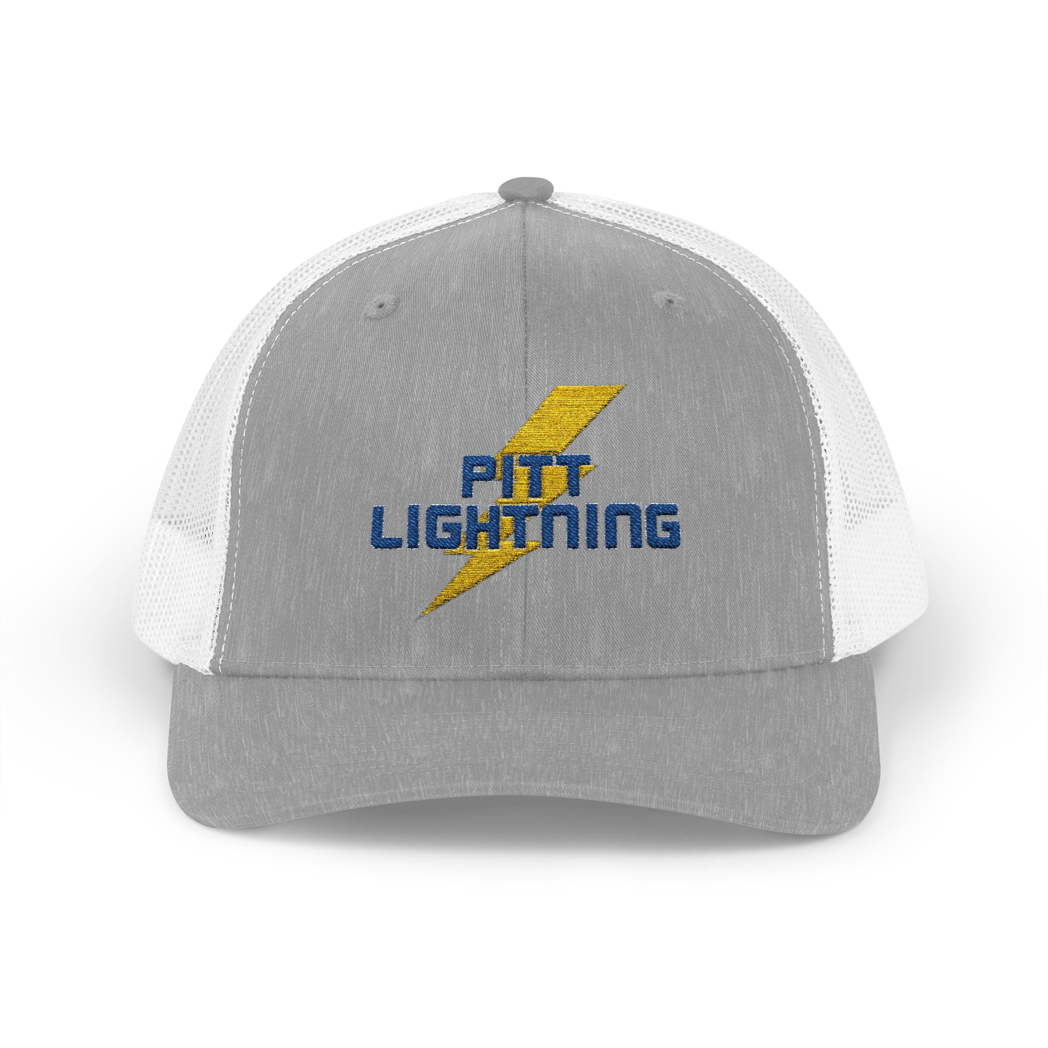 Pitt Lightning Snapback Trucker Cap, Vintage Sports Hat, Great for Game Day, Perfect for Fashion & Teams, Summer Accessory