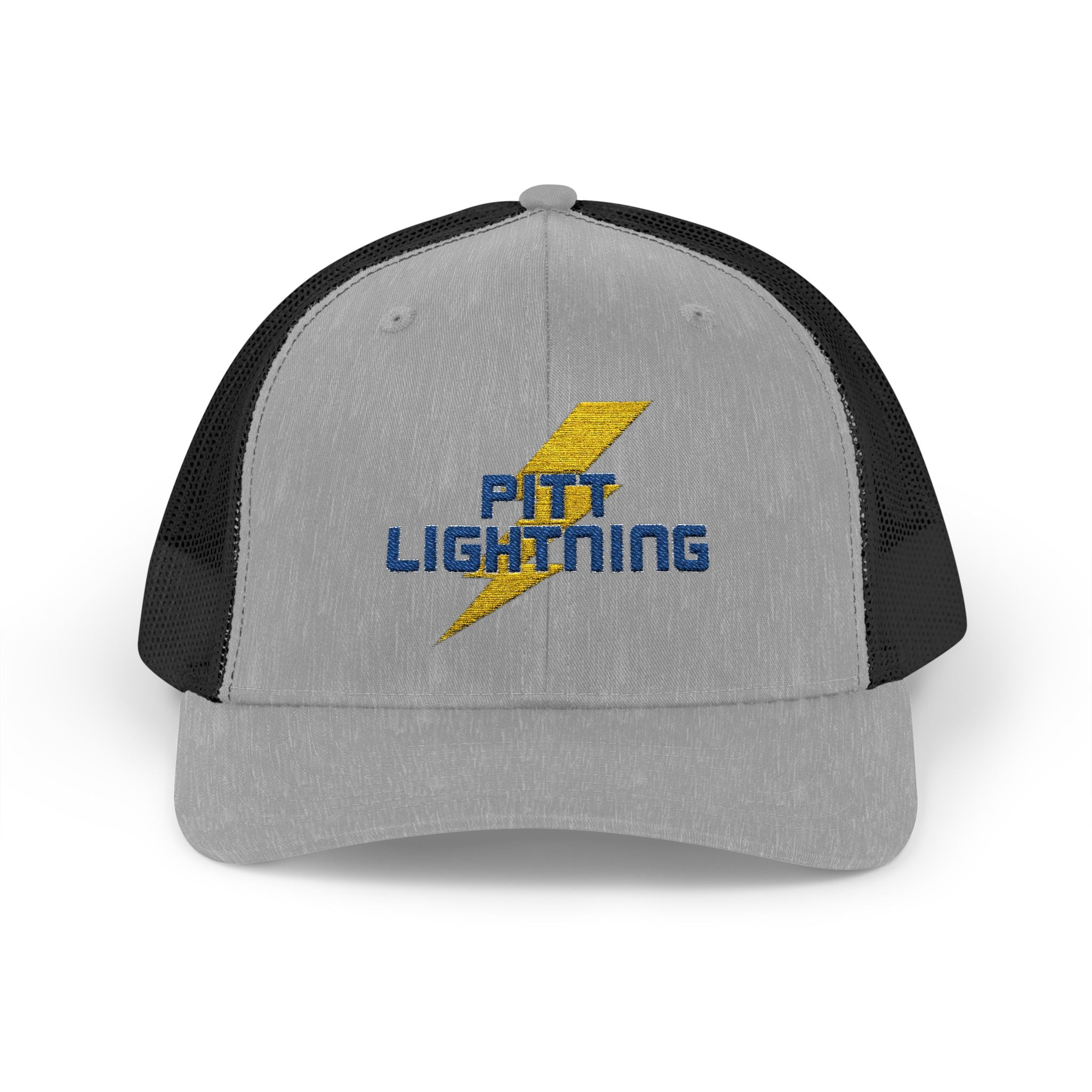 Pitt Lightning Snapback Trucker Cap, Vintage Sports Hat, Great for Game Day, Perfect for Fashion & Teams, Summer Accessory