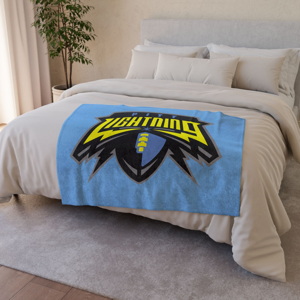 Pitt Lightning Fleece Blanket