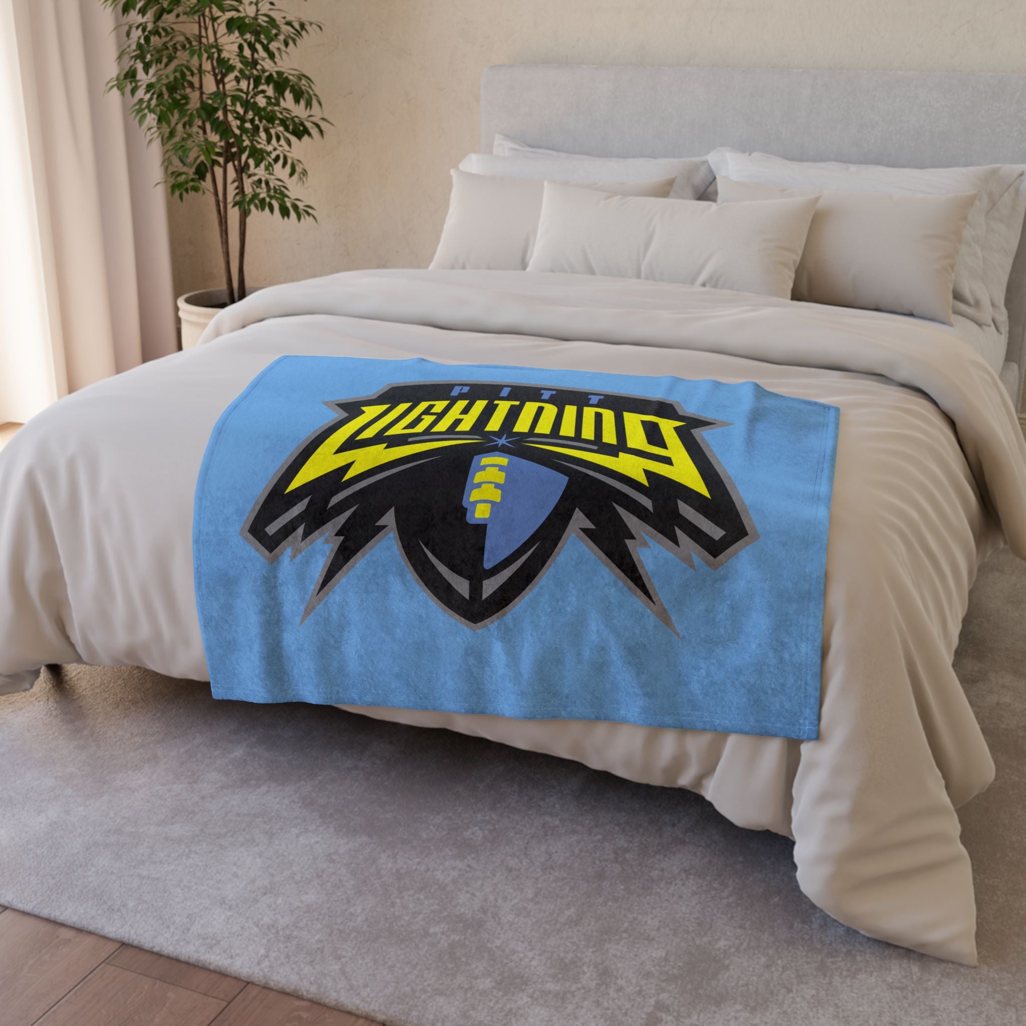 Pitt Lightning Fleece Blanket