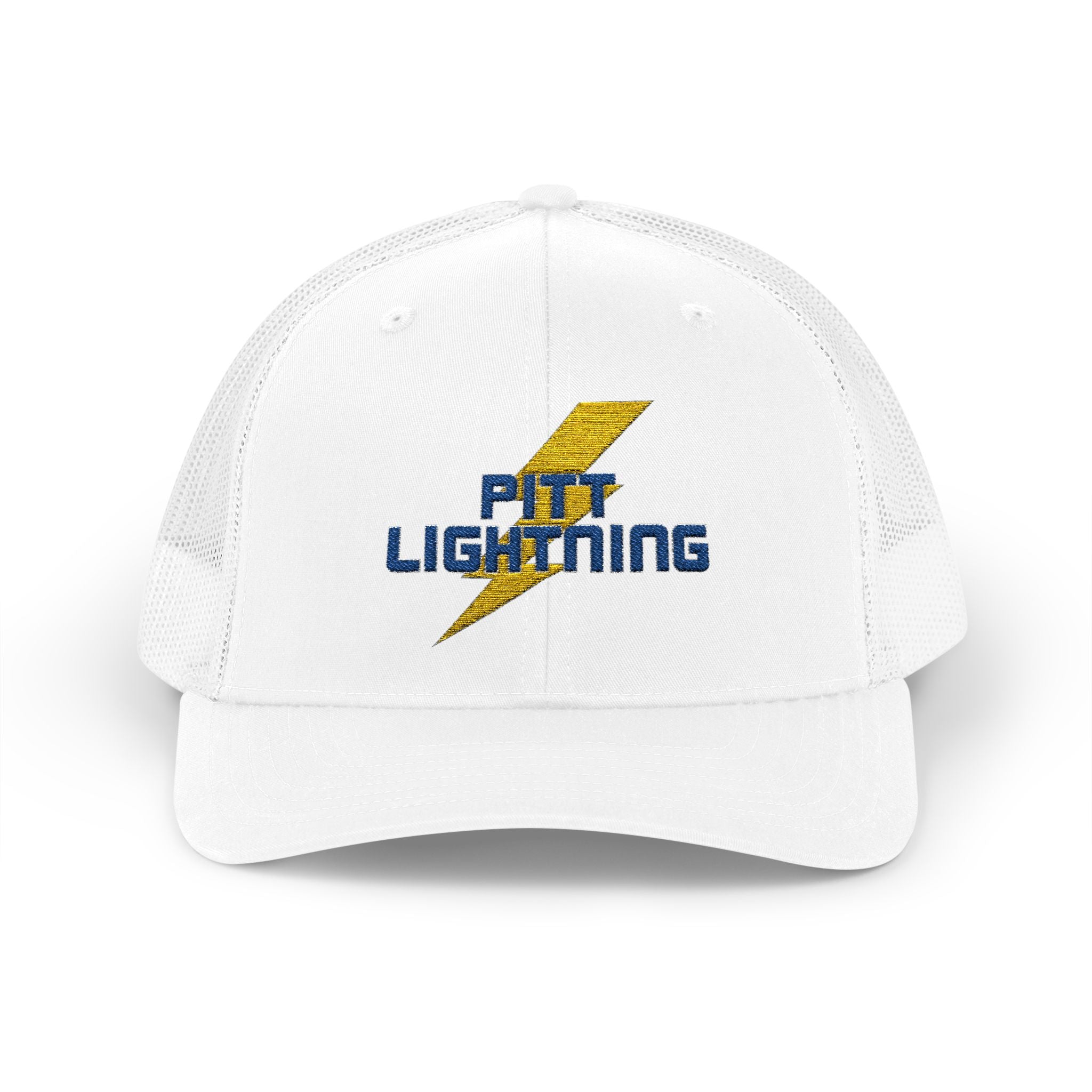 Pitt Lightning Snapback Trucker Cap, Vintage Sports Hat, Great for Game Day, Perfect for Fashion & Teams, Summer Accessory
