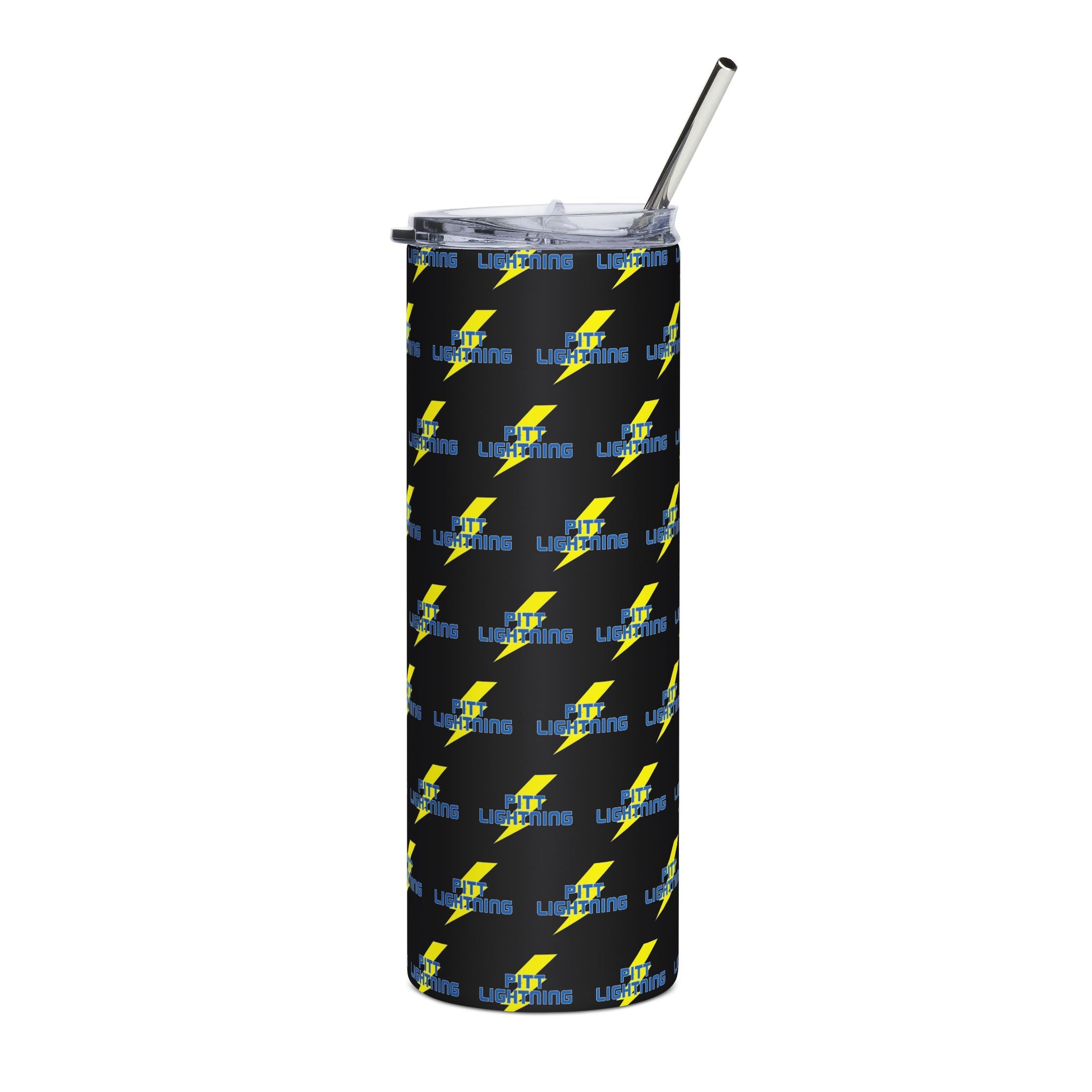 Pitt Lightning Stainless Steel Tumbler, 20oz - Eco-Friendly Water Bottle