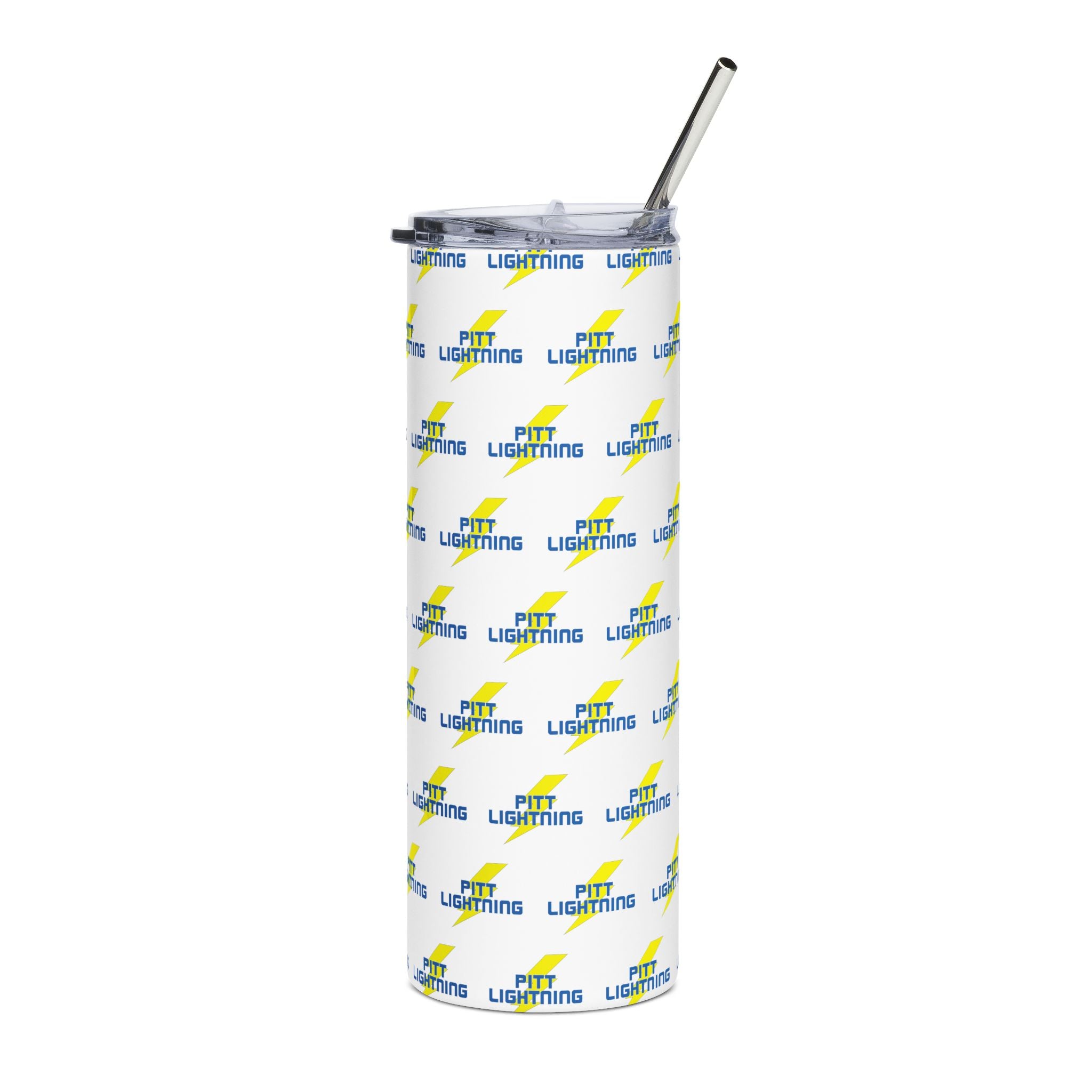 Pitt Lightning Stainless Steel Tumbler, 20oz - Eco-Friendly Water Bottle