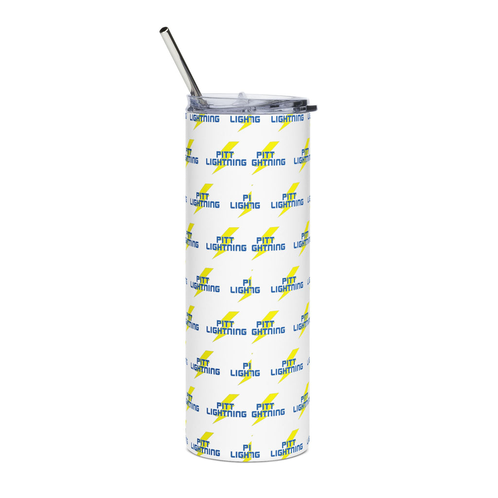 Pitt Lightning Stainless Steel Tumbler, 20oz - Eco-Friendly Water Bottle