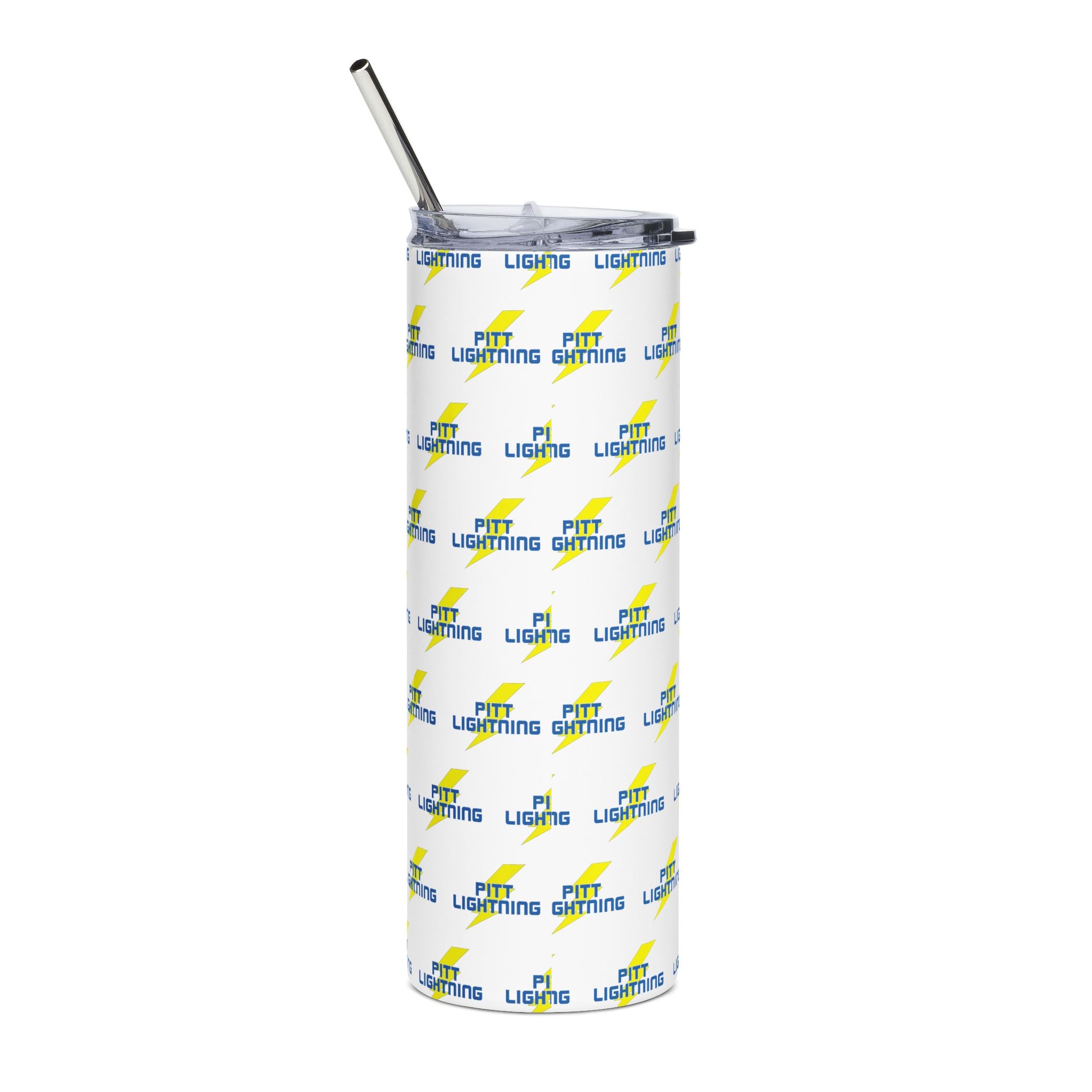 Pitt Lightning Stainless Steel Tumbler, 20oz - Eco-Friendly Water Bottle