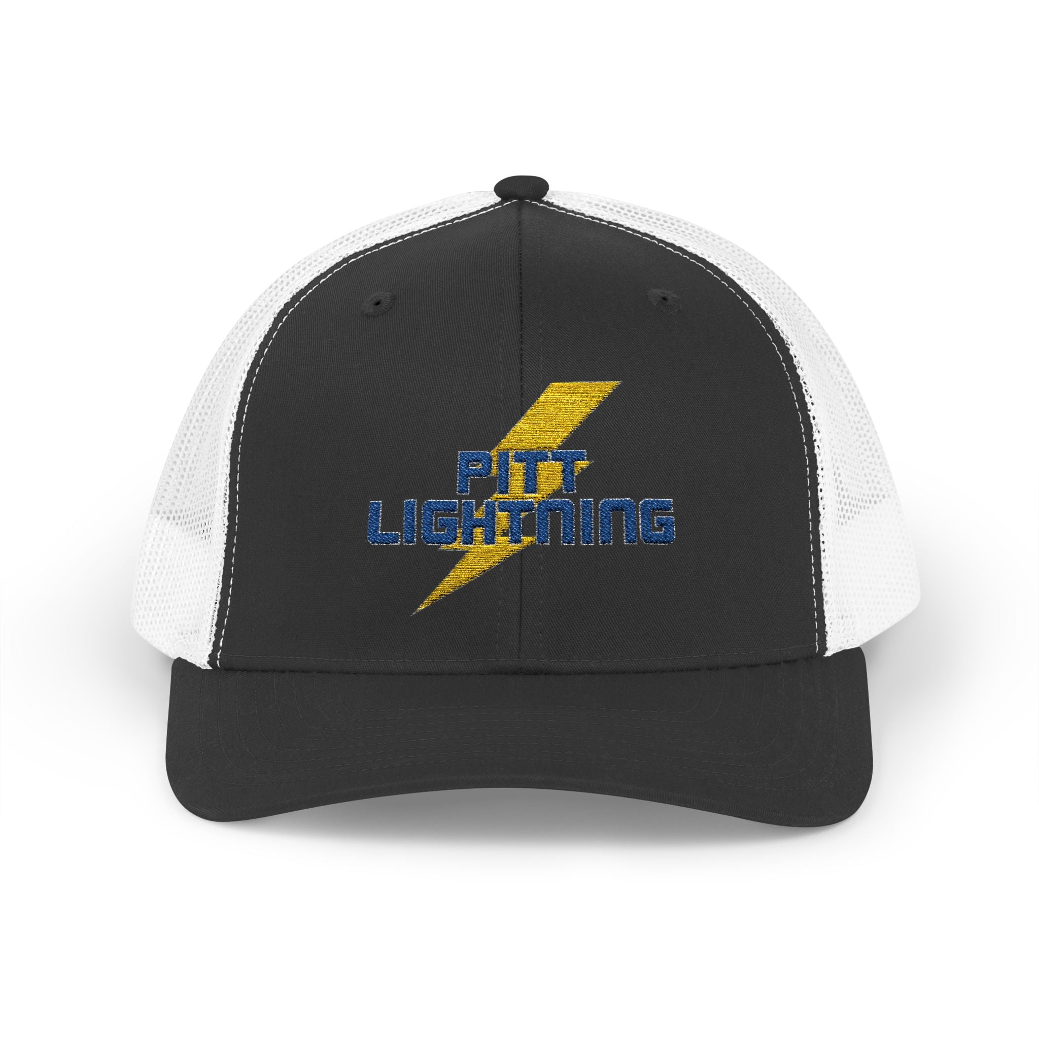 Pitt Lightning Snapback Trucker Cap, Vintage Sports Hat, Great for Game Day, Perfect for Fashion & Teams, Summer Accessory