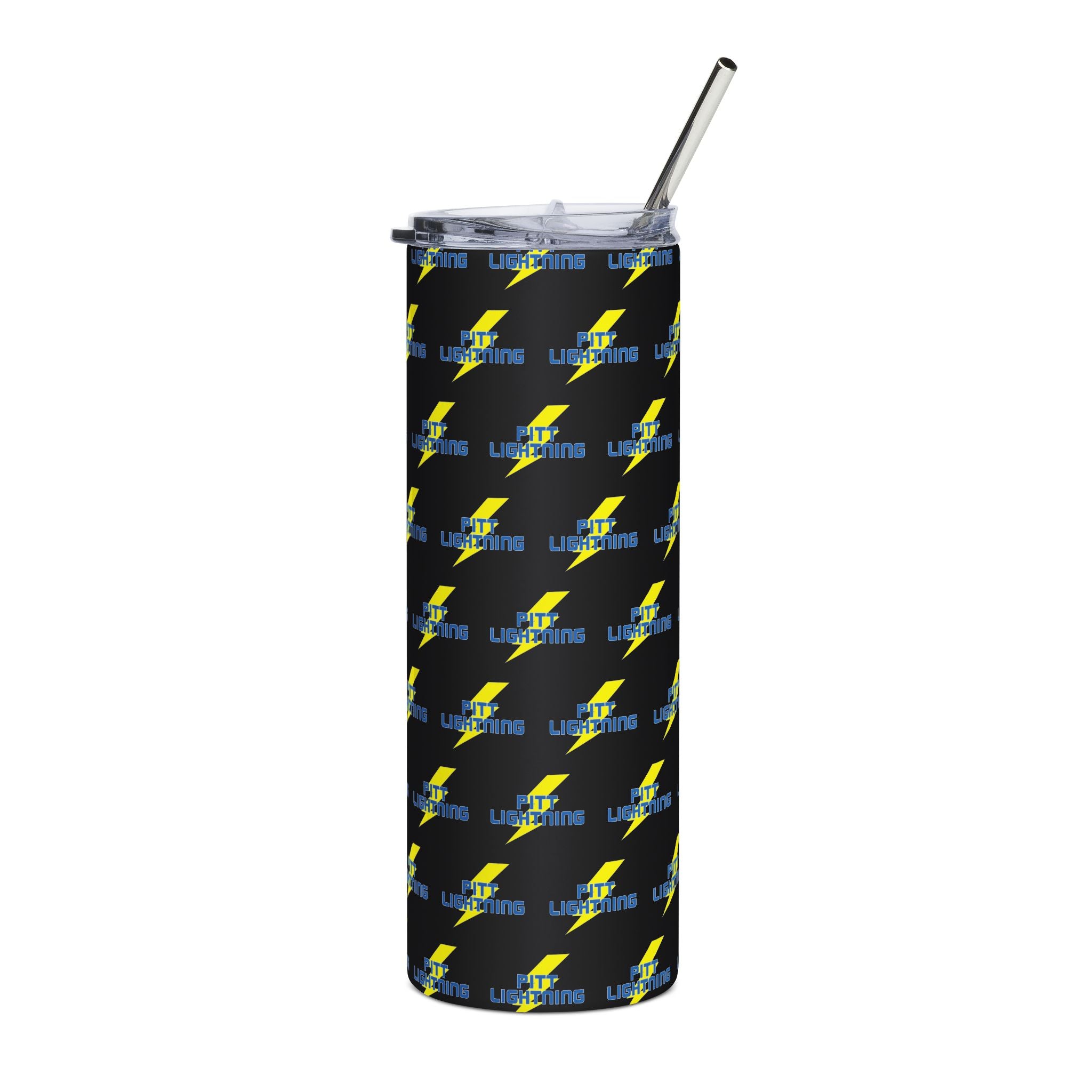 Pitt Lightning Stainless Steel Tumbler, 20oz - Eco-Friendly Water Bottle