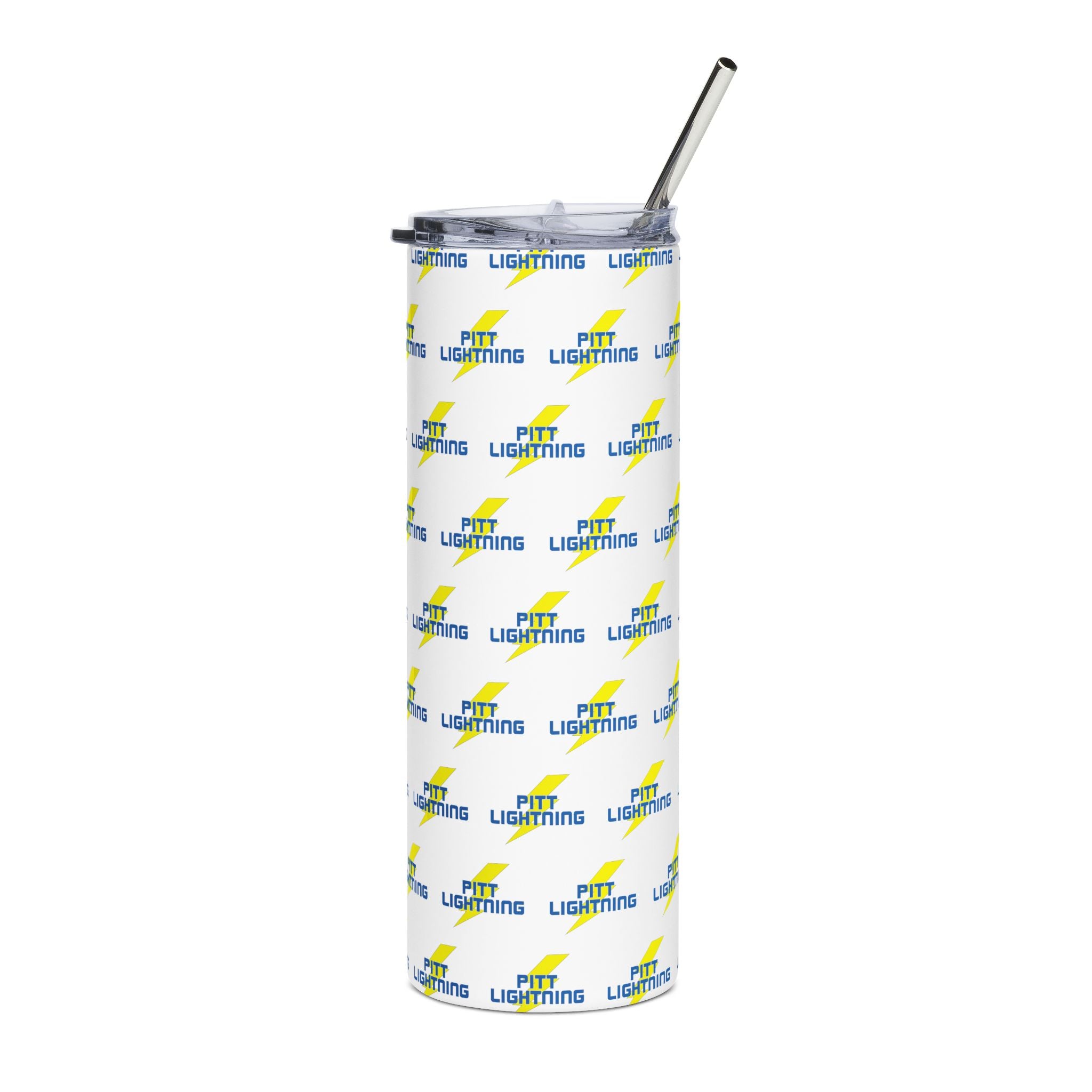 Pitt Lightning Stainless Steel Tumbler, 20oz - Eco-Friendly Water Bottle
