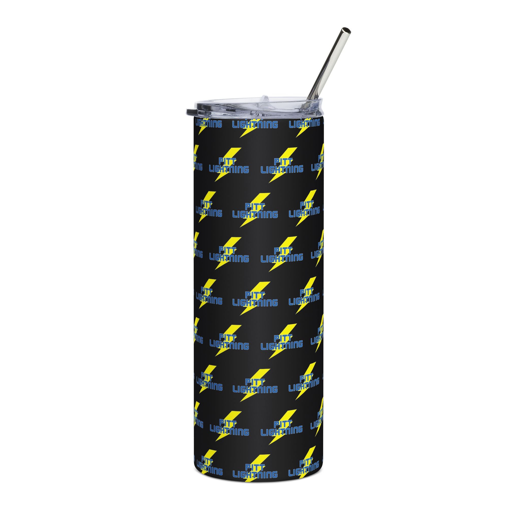 Pitt Lightning Stainless Steel Tumbler, 20oz - Eco-Friendly Water Bottle