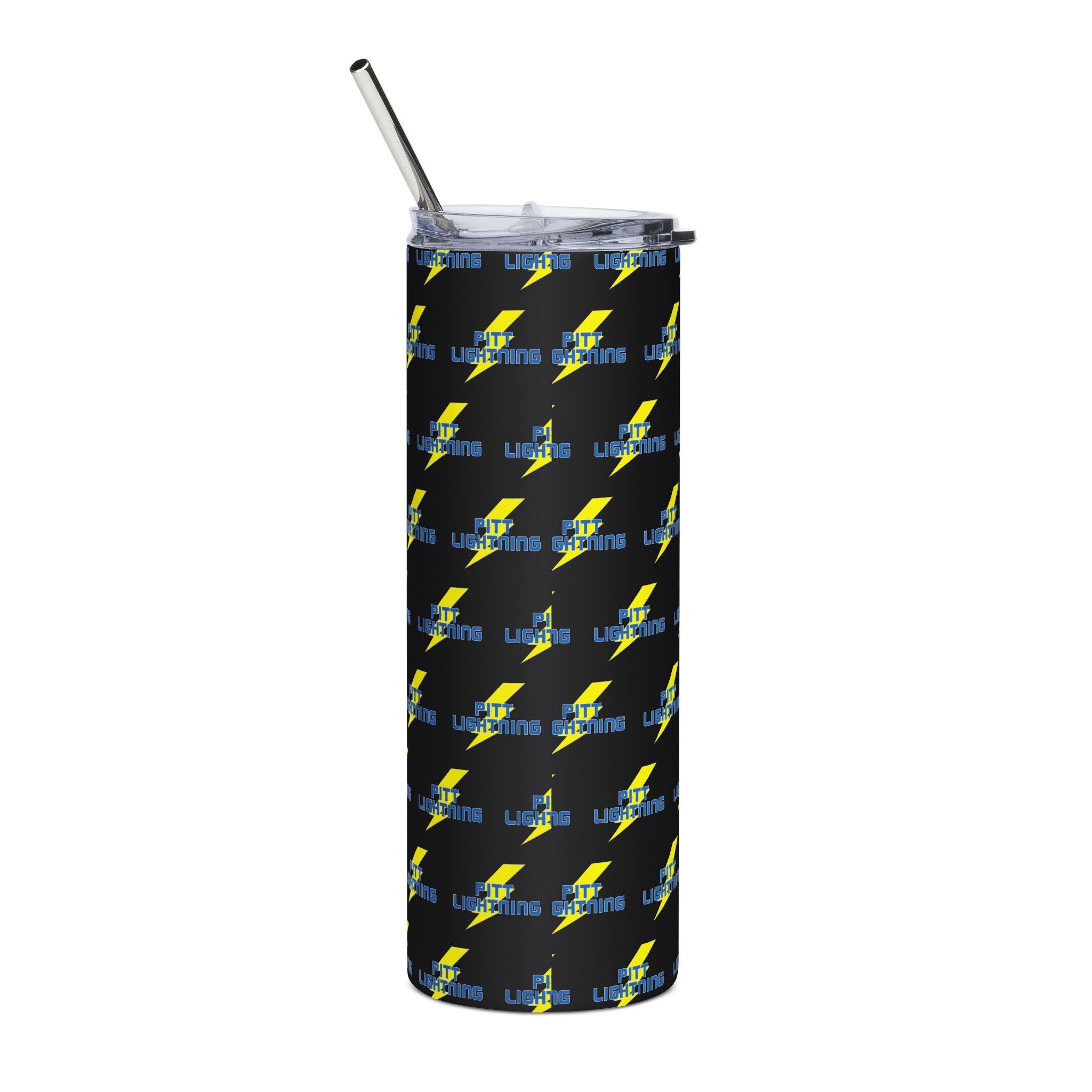 Pitt Lightning Stainless Steel Tumbler, 20oz - Eco-Friendly Water Bottle