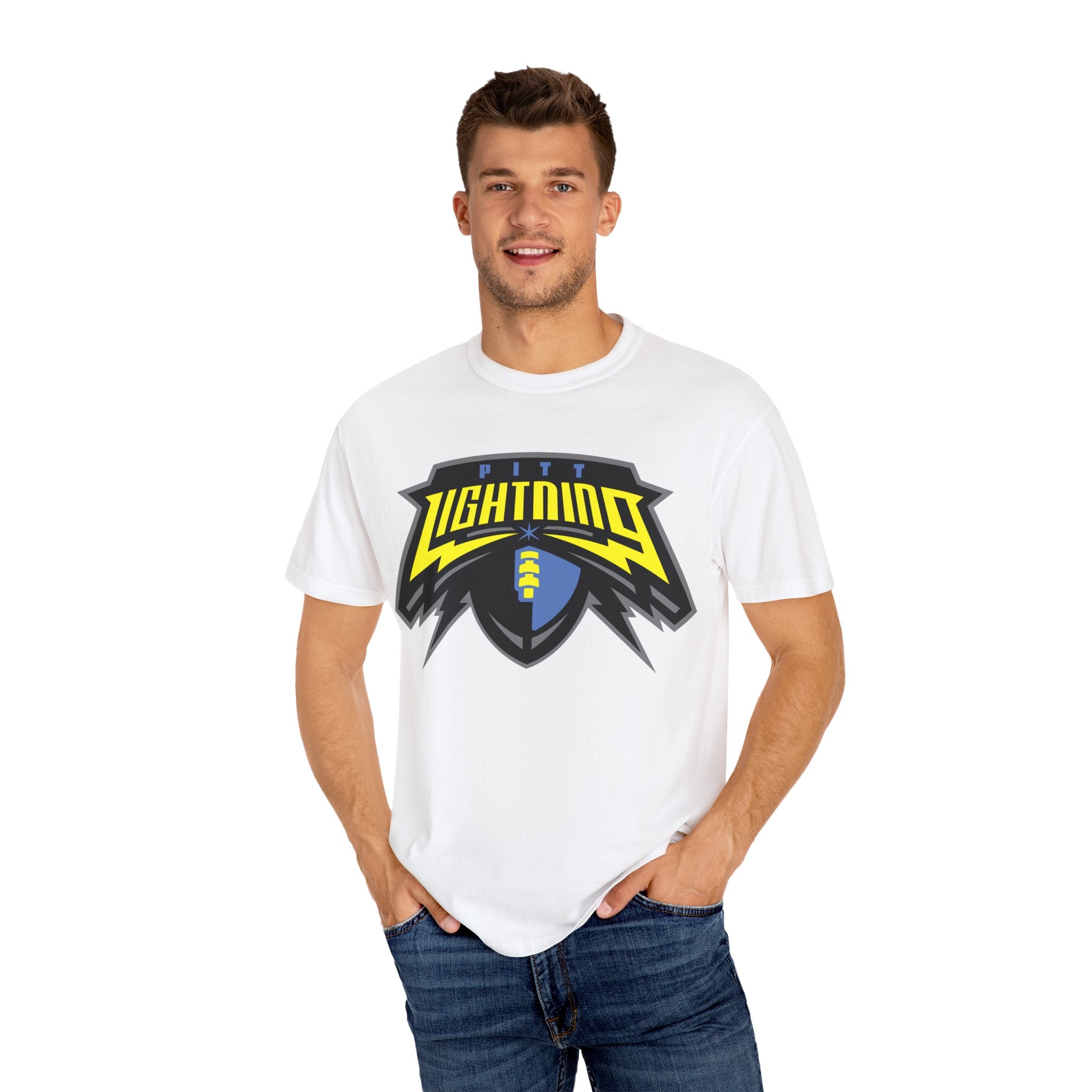 Pitt Lightning Graphic T-Shirt Unisex Style 2 B