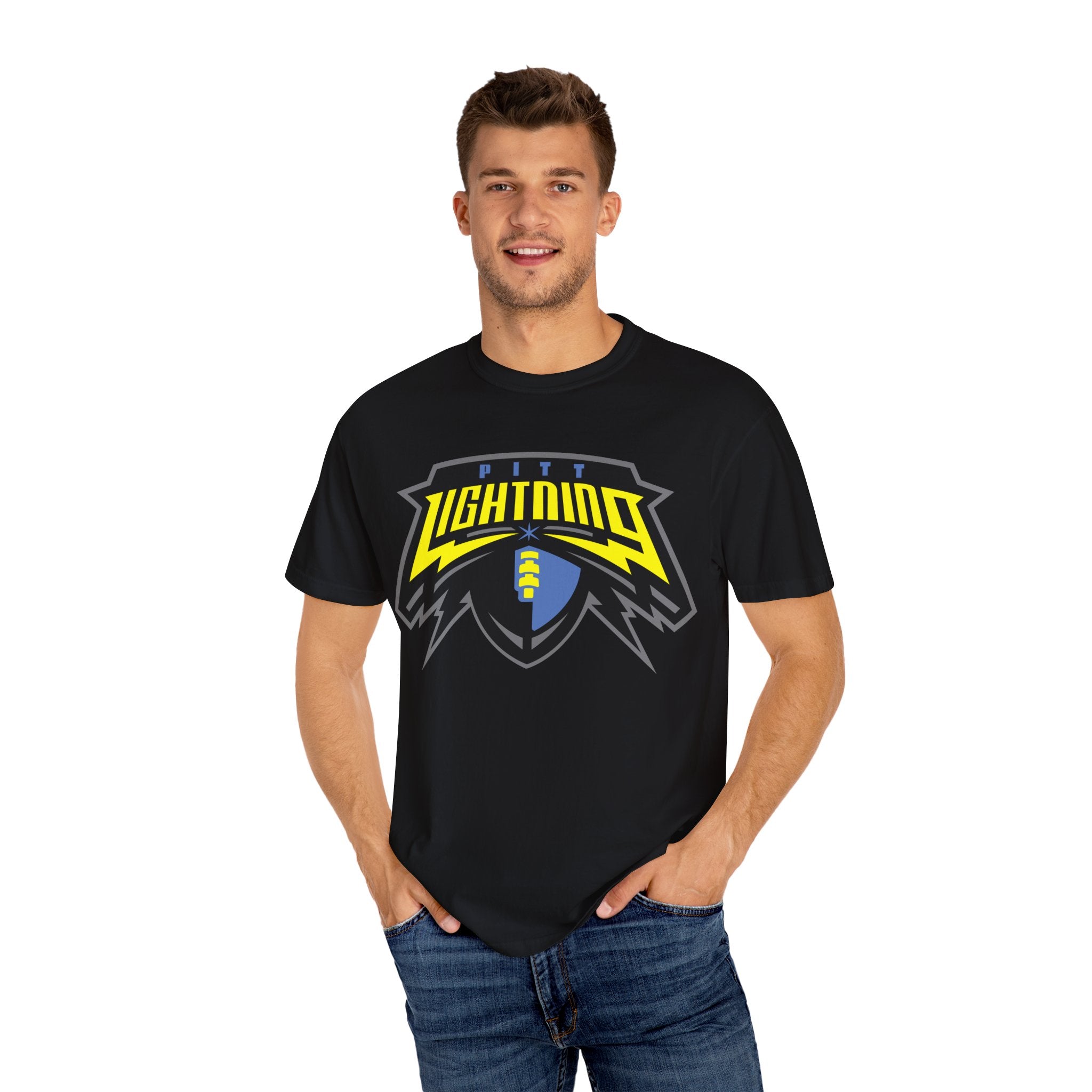 Pitt Lightning Graphic T-Shirt Unisex Style 2 B