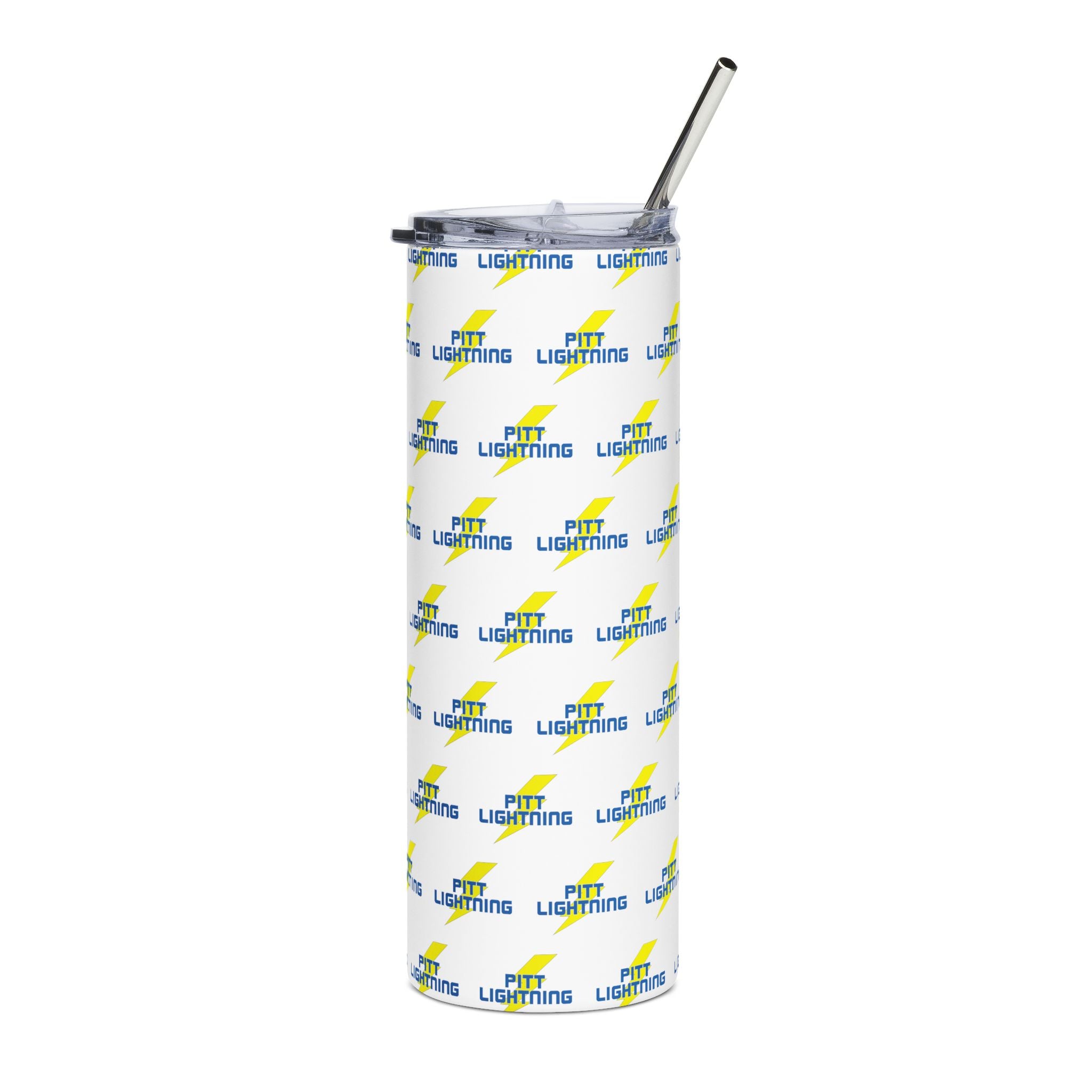 Pitt Lightning Stainless Steel Tumbler, 20oz - Eco-Friendly Water Bottle